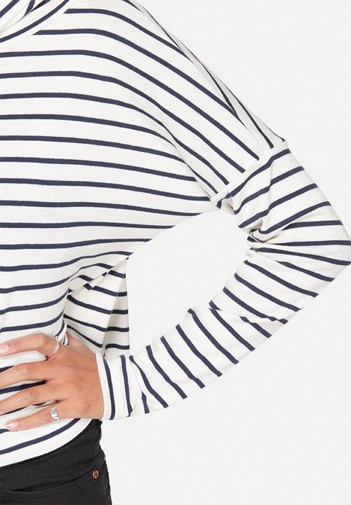 ONLY - Mia Stripe Highneck Top