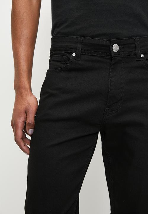 Just Organic - Skinny Rip Jeans - Black