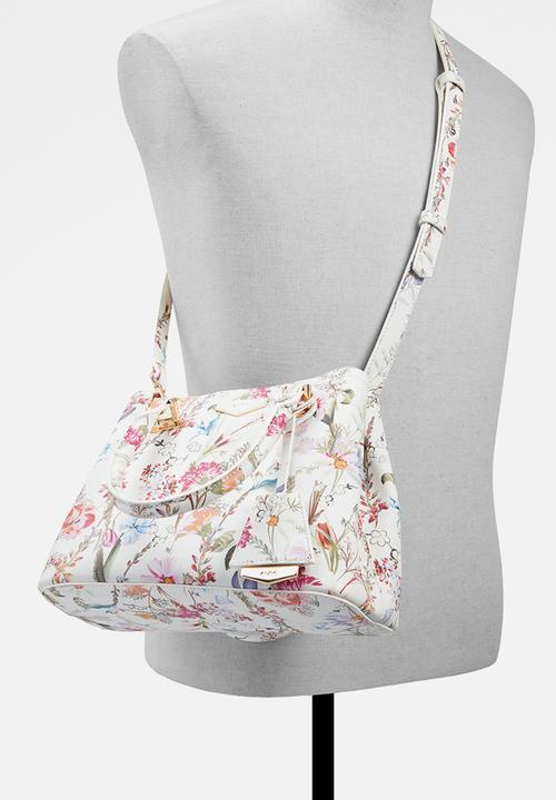 ALDO - Anneteriel  top handle bag - white floral