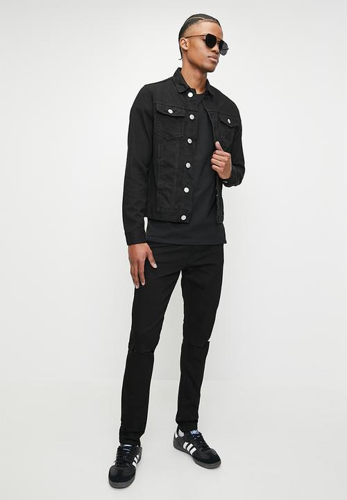 Just Organic - Jos Slim Jacket  - Black