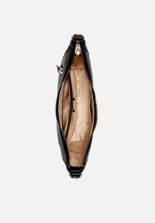 GUESS - Eco gloriana top zip shldr bag - black