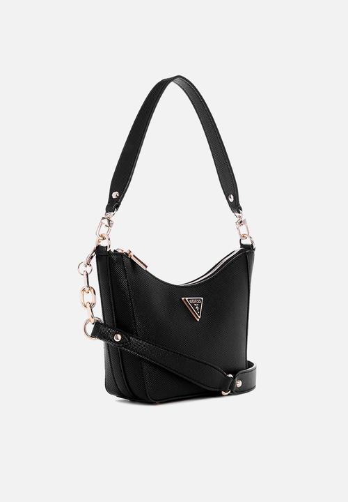 GUESS - Eco gloriana top zip shldr bag - black