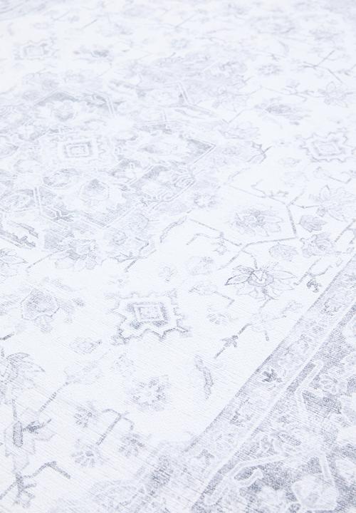 Sixth Floor - Ezra printed runner - Antique Grey