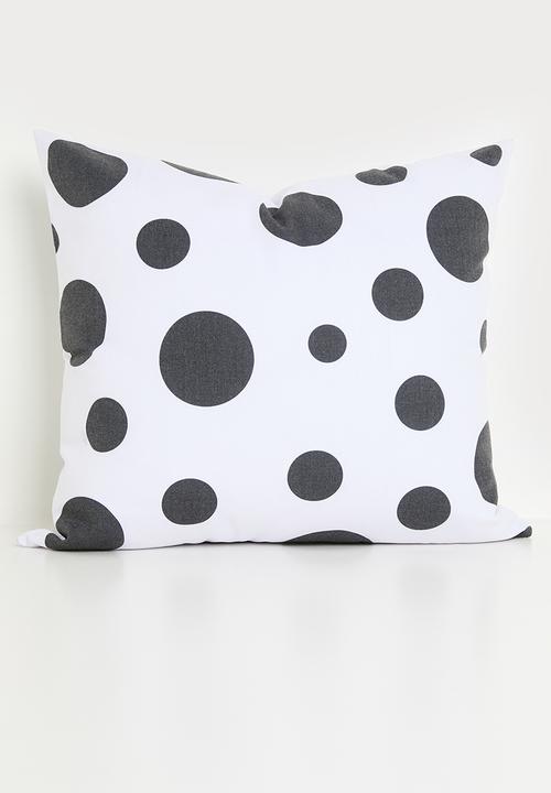 Sixth Floor - Rolo cushion cover - Black & White