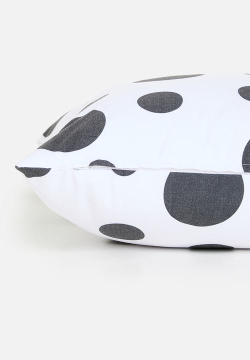 Sixth Floor - Rolo cushion cover - Black & White