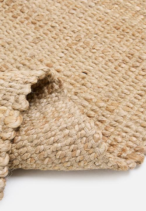 Sixth Floor - Ribby jute rug - natural