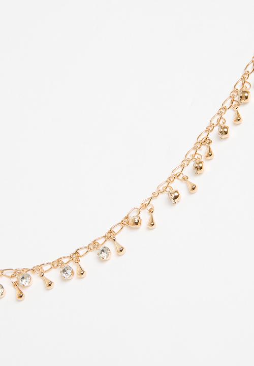 Superbalist - Charmed anklet - gold