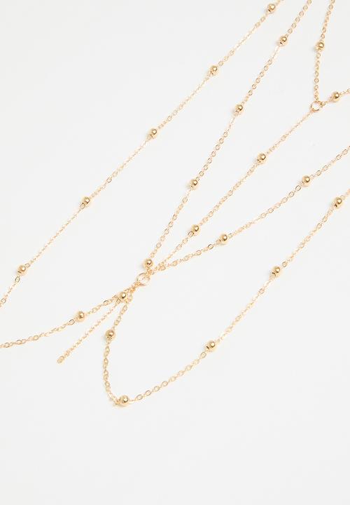 Superbalist - Poppy body chain - gold