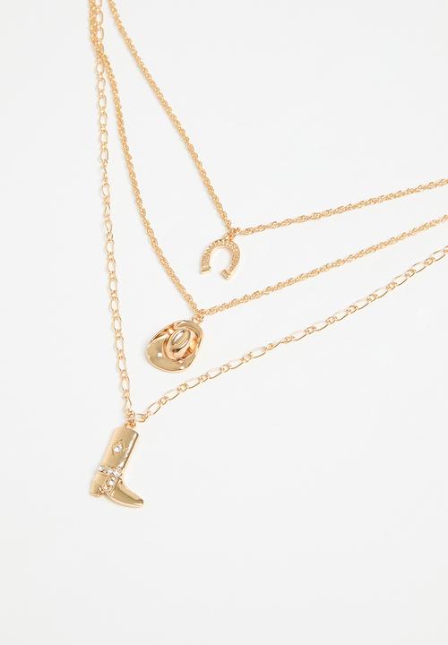 Superbalist - Finley layered necklace - gold