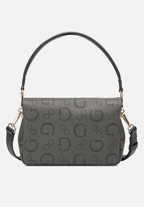 GUESS - Oakbank mini crossbody flap - coal