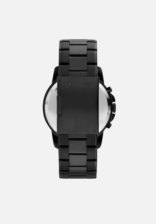 Fossil - Inscription automatic - black