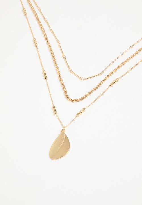 Superbalist - Pendant charmed necklace - gold