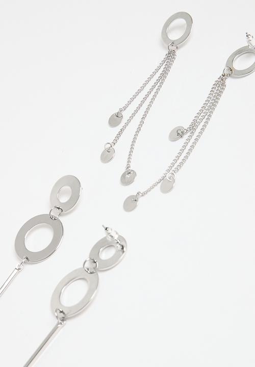 Superbalist - Remi earring pack-silver
