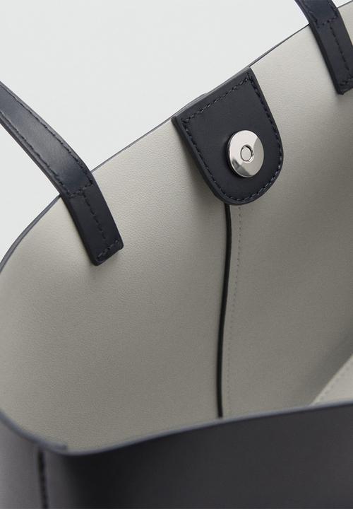 MANGO - Bag manu - navy