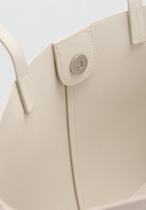 MANGO - Bag manu - off white 