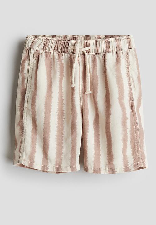 H&M - H&M x Rop van Mierlo: Linen-blend pull-on shorts - beige