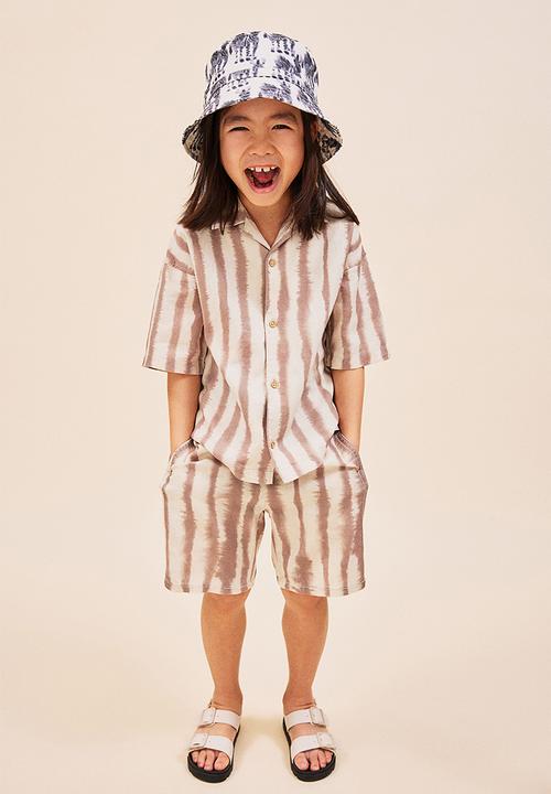 H&M - H&M x Rop van Mierlo: Linen-blend pull-on shorts - beige