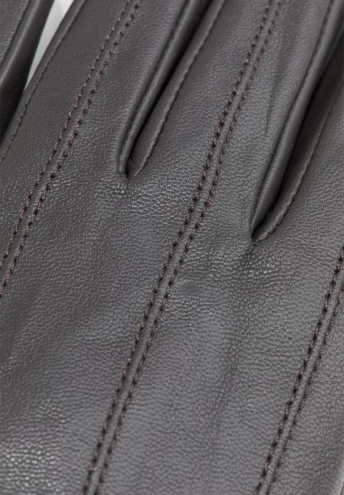 H&M - H&M Studio: Leather gloves - grey