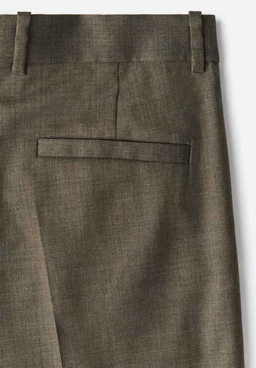 H&M - Tailored wool trousers - green