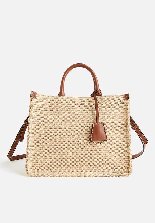 H&M - Crossbody straw bag - beige