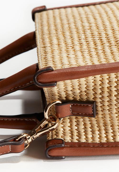 H&M - Crossbody straw bag - beige