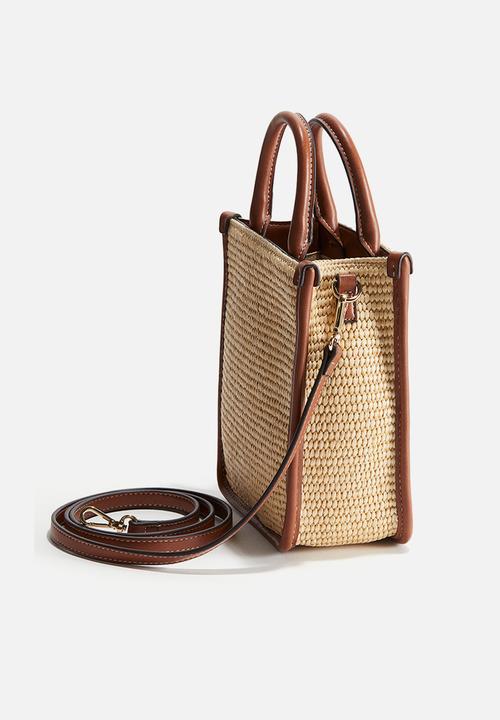 H&M - Crossbody straw bag - beige