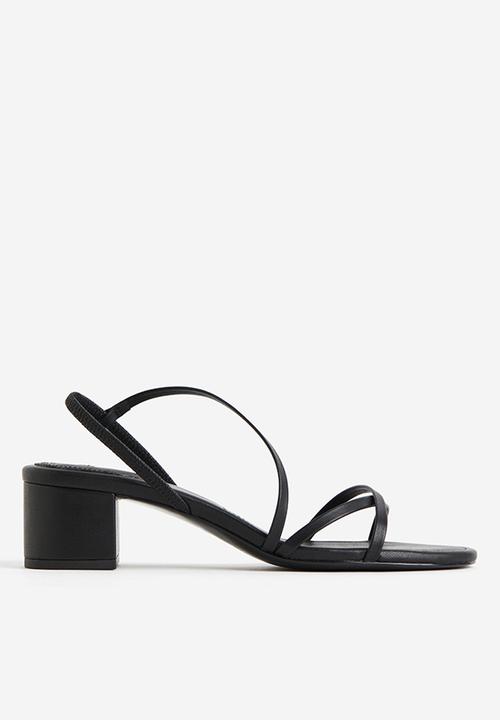 H&M - Block-heeled sandals - black