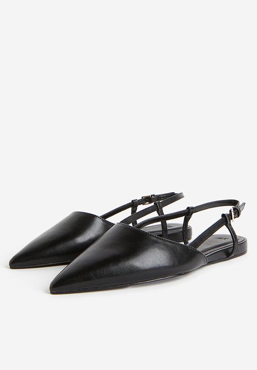 H&M - Pointed slingbacks - black