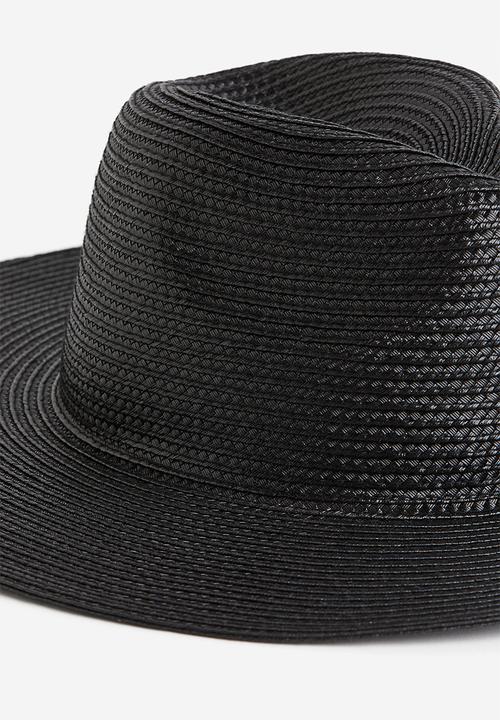 H&M - Straw hat - black