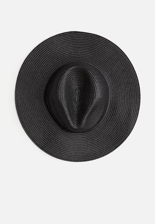 H&M - Straw hat - black