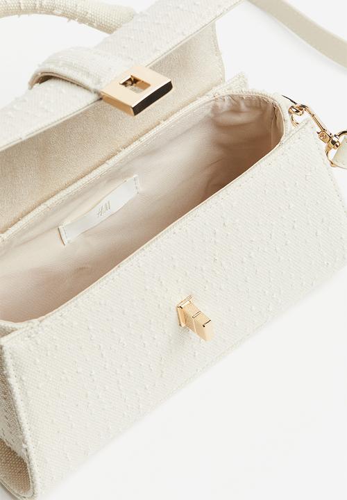 H&M - Textured crossbody bag - white