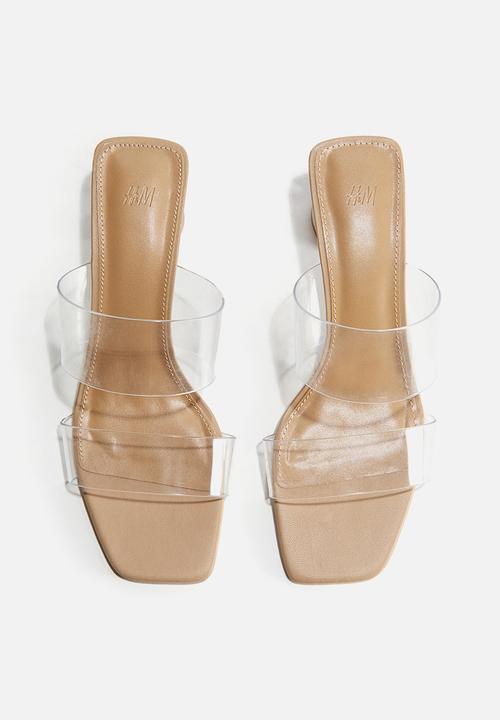H&M - Transparent mules - transparent