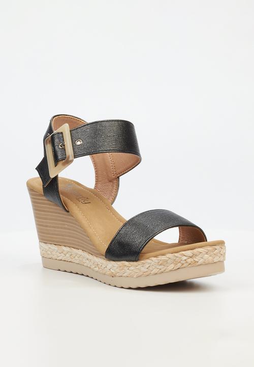 Butterfly Feet - Avery 5 wedge - black