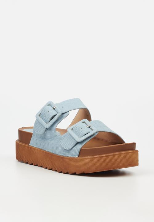 Butterfly Feet - Patos 1 flatform - blue