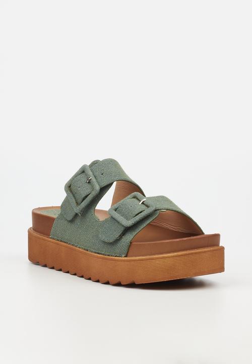 Butterfly Feet - Patos 1 flatform - olive