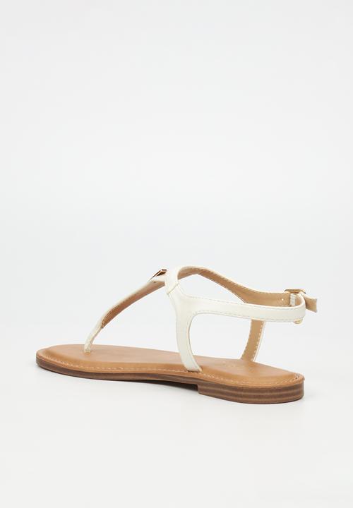 Miss Black - Basil 3 thong - white