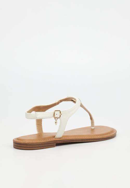 Miss Black - Basil 3 thong - white