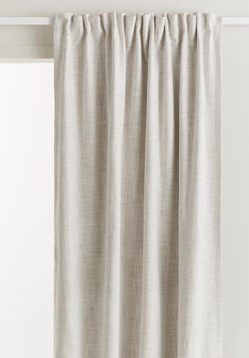 H&M - 2-pack blackout curtain lengths - white
