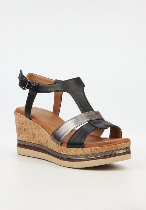 Butterfly Feet - Melinda 1 wedge - black