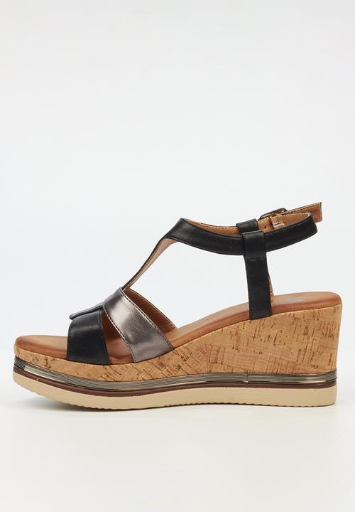Butterfly Feet - Melinda 1 wedge - black