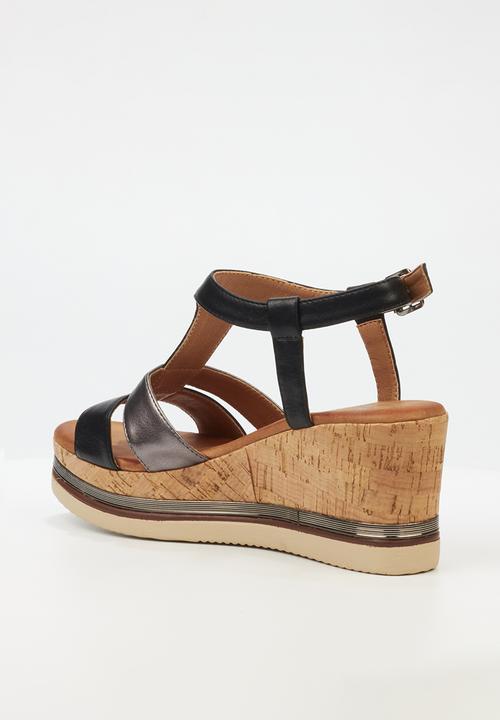 Butterfly Feet - Melinda 1 wedge - black
