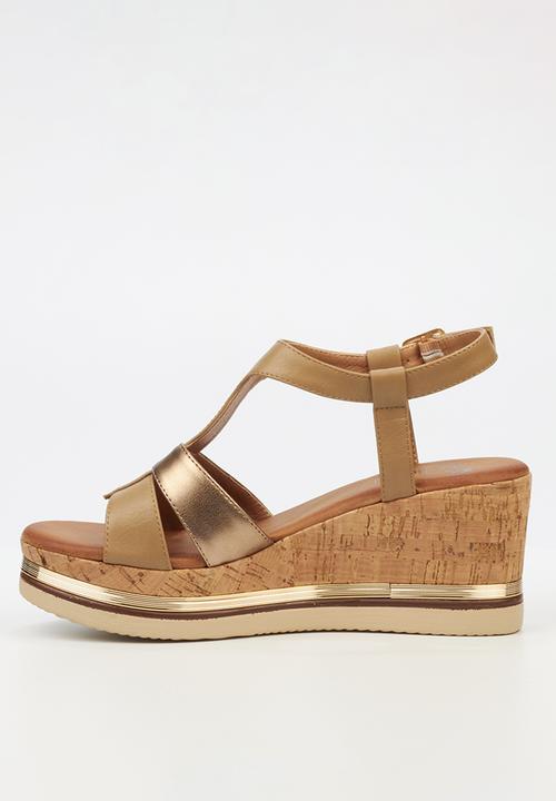 Butterfly Feet - Melinda 1 wedge - taupe