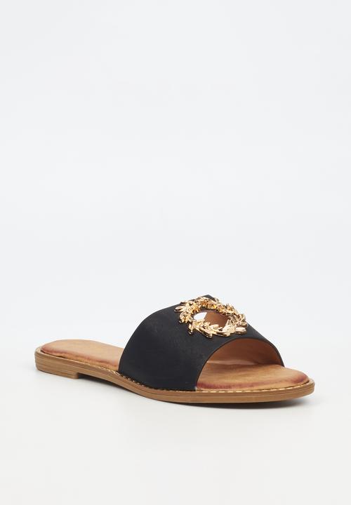 Miss Black - Honor 2 slip-on - black