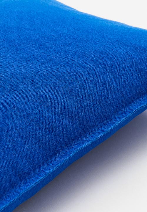 H&M - Linen-blend cushion cover - blue