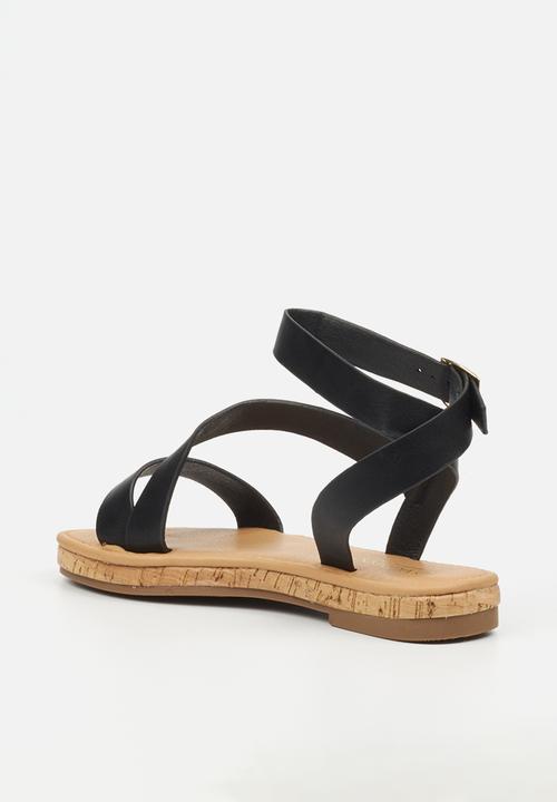 Viabeach - Shiraz 3 ankle strap - black