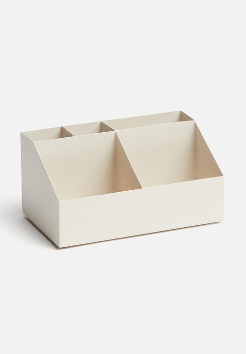 Metal storage box - beige