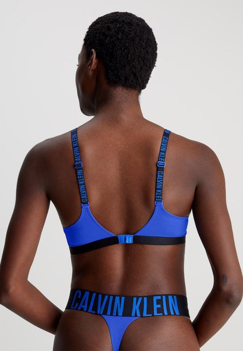 Calvin Klein - Lightly lined bralette - dazzling blue