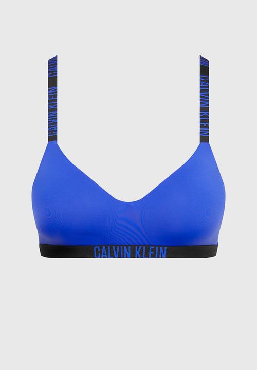 Calvin Klein - Lightly lined bralette - dazzling blue