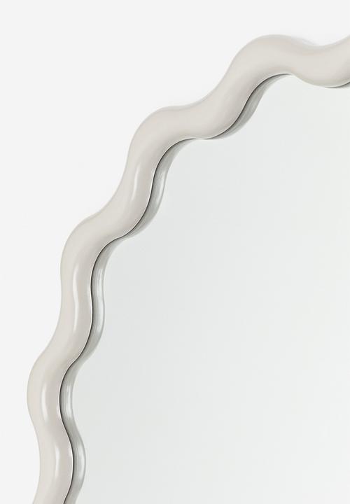 H&M - Wavy mirror - beige