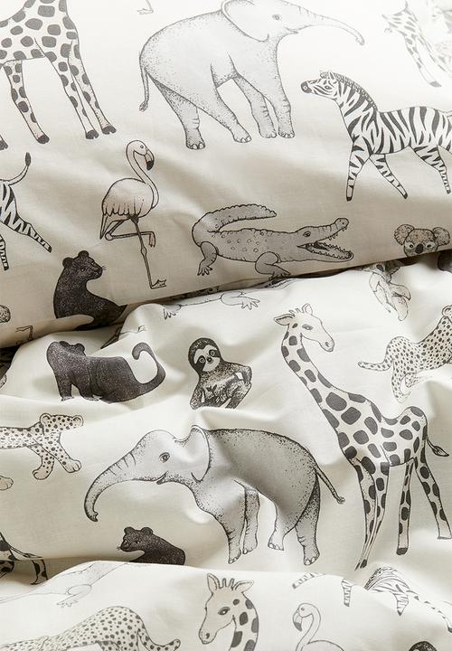 H&M - Single cotton duvet cover set - white